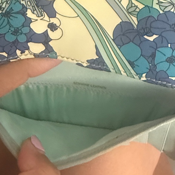 Emilio Pucci Blue and Green Floral Clutch - Picture 14 of 15